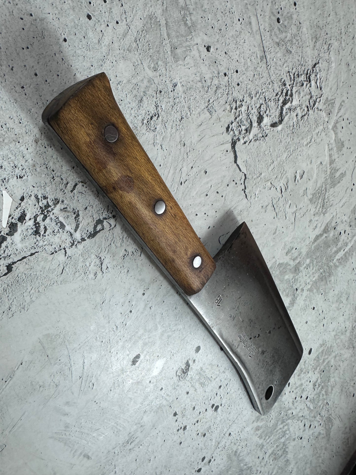 Vintage Gustav Emil Ern Cleaver Knife 180mm Made in German 2023