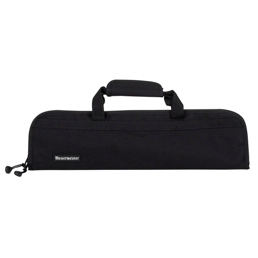 MESSERMEISTER Black Knife Roll 5 Pocket | Professional Chef Knife Bag