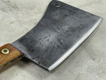 Load image into Gallery viewer, Vintage L.&amp; I. J. White Butcher Cleaver Knife 230mm Carbon Steel Blade Made in USA 1922