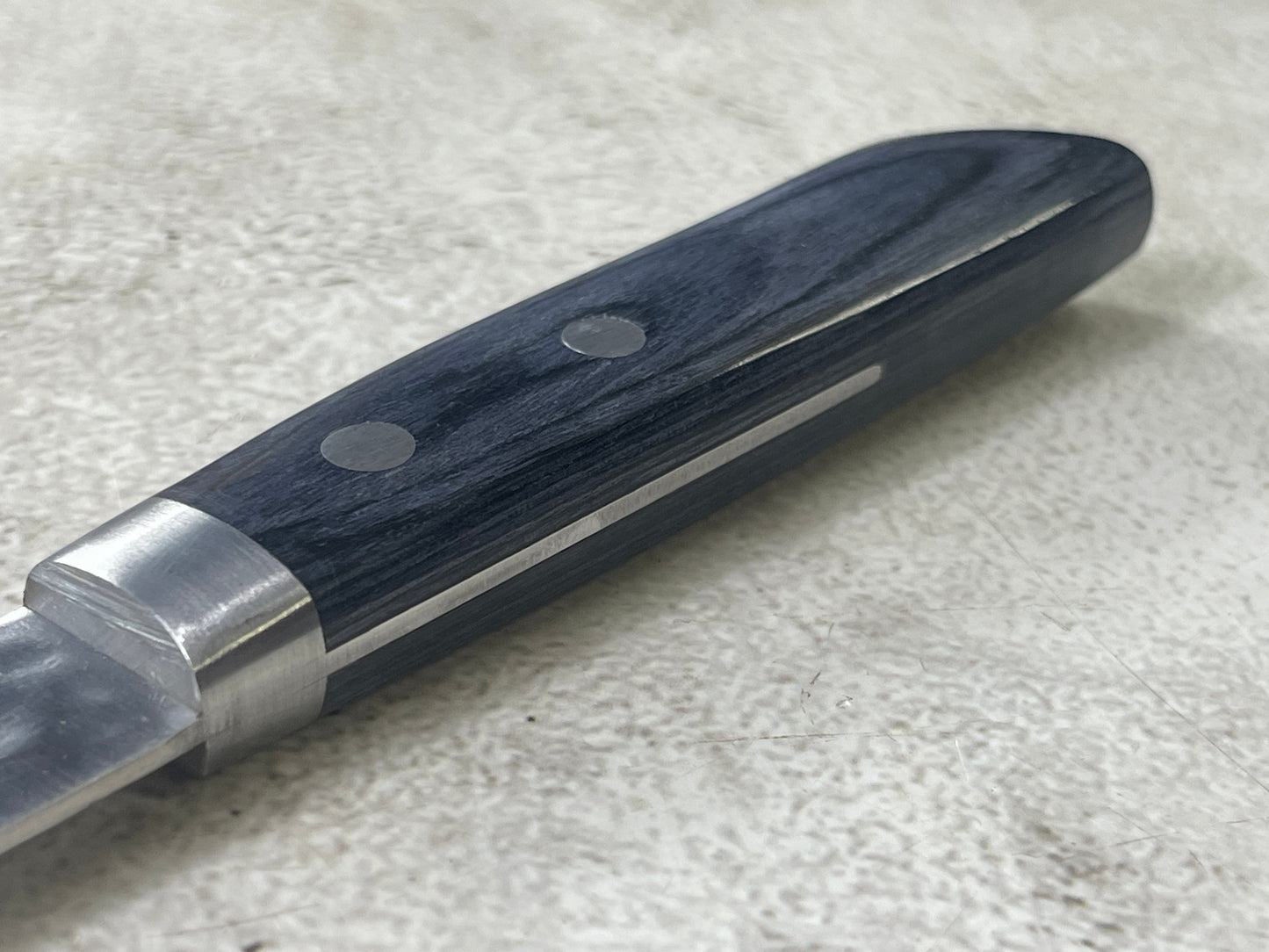 Masutani Kokuryu Gyuto 180mm Blue Pakkawood Handle