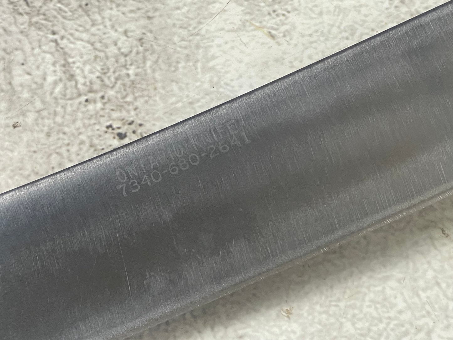 Vintage Ontario Machete Knife 350mm High Carbon Steel Made in USA 🇺🇸 1897