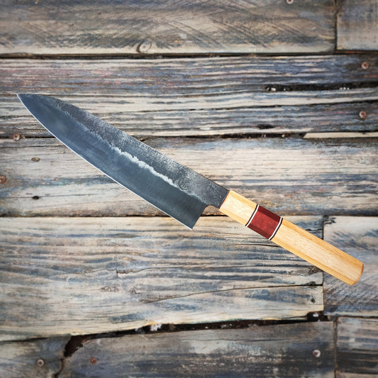 HG Blade Gyuto Knife 210mm Kurouchi Finish 1084 High Carbon Steel (2025)