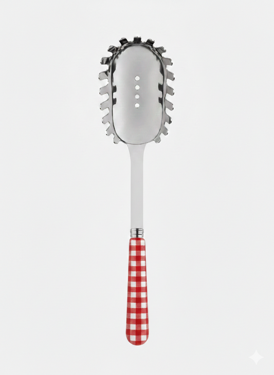 Spaghetti Spoon Red Gingham | Sabre Paris