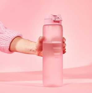 Ion8 Recyclon Plastic Water Bottle 1000ml Rose