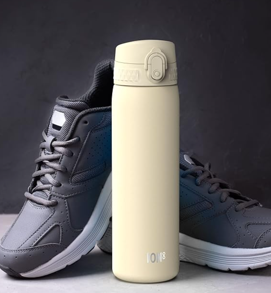Ion8 Insulated Water Bottle 500ml Ash Peach