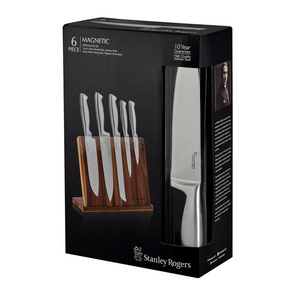 Stanley Rogers Magnetic Knife Block 6 piece