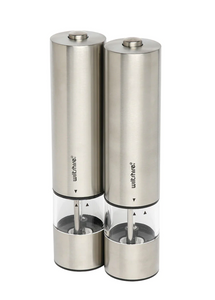 Wiltshire Salt & pepper Electric Stainless Steel Mill 2 Piece Set
