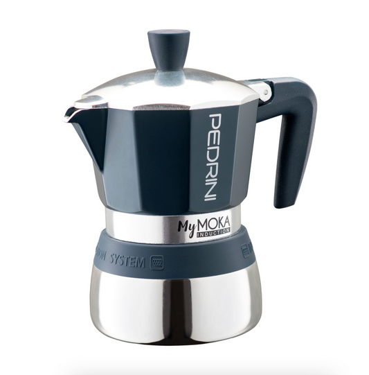 Pedrini MyMoka Induction Coffee Maker, 6 Cups