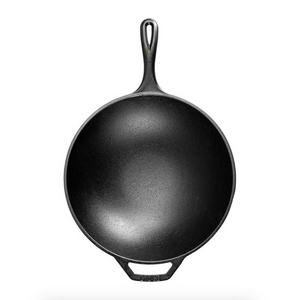 LODGE COOKWARE Chef Collection 12.5 Inch Cast Iron Wok