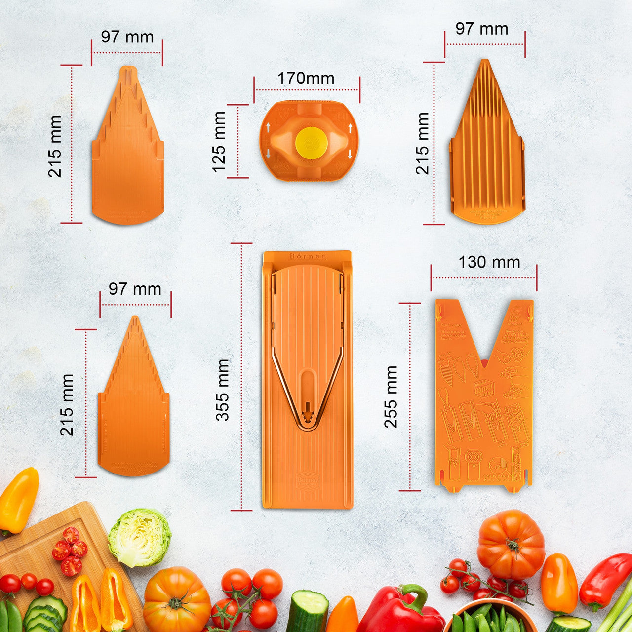 BÖRNER GERMANY V3 TrendLine Starter Set Orange (Boxed)