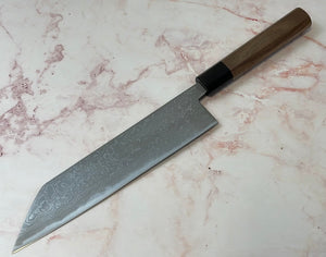 Yoshimune Kiritsuke 210 mm (8.3 in) Aogami (Blue) #2 Damascus (33 layers) Double-Bevel