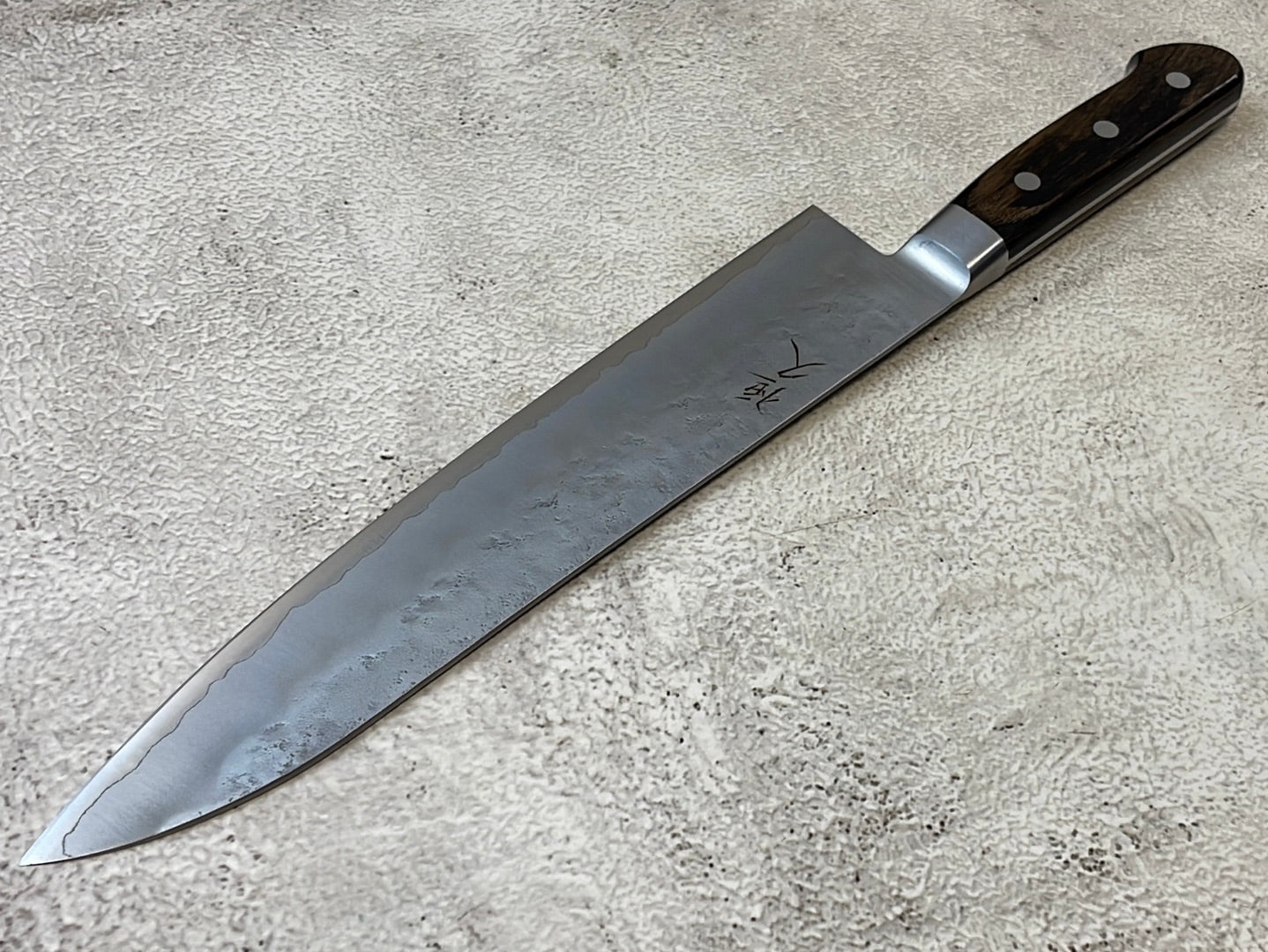 Tsunehisa G3 Nashiji Brown Gyuto 240mm - Made in Japan 🇯🇵 With Bolster