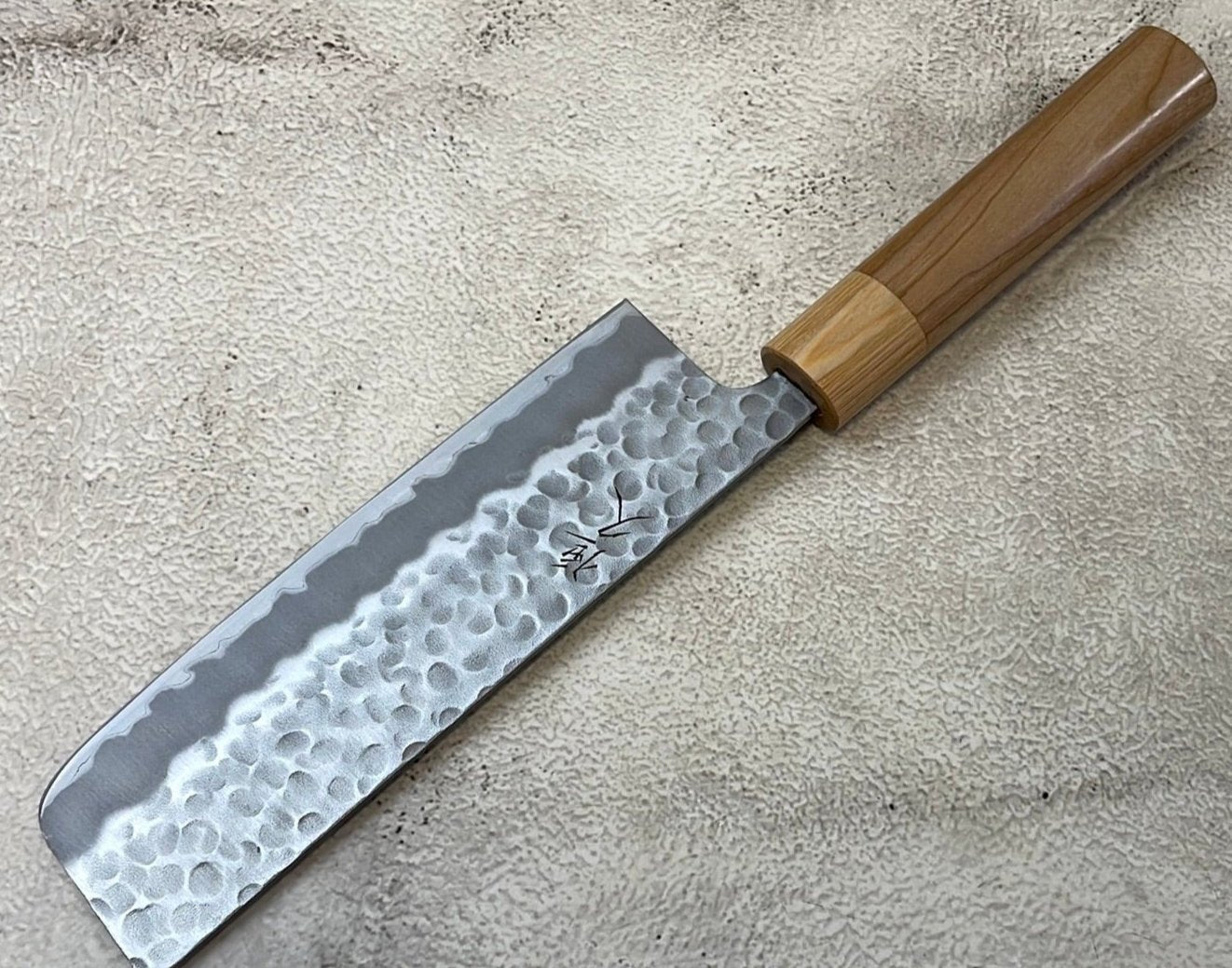 Tsunehisa Shiro White Steel & Stainless Clad Nakiri Knife 165mm l- Made in Japan 🇯🇵