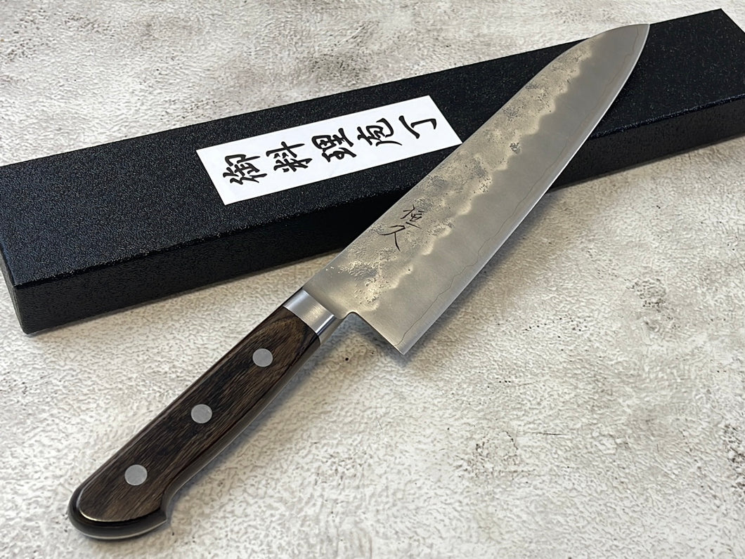 Tsunehisa G3 Nashiji Brown Gyuto 210mm - Made in Japan 🇯🇵 With Bolster