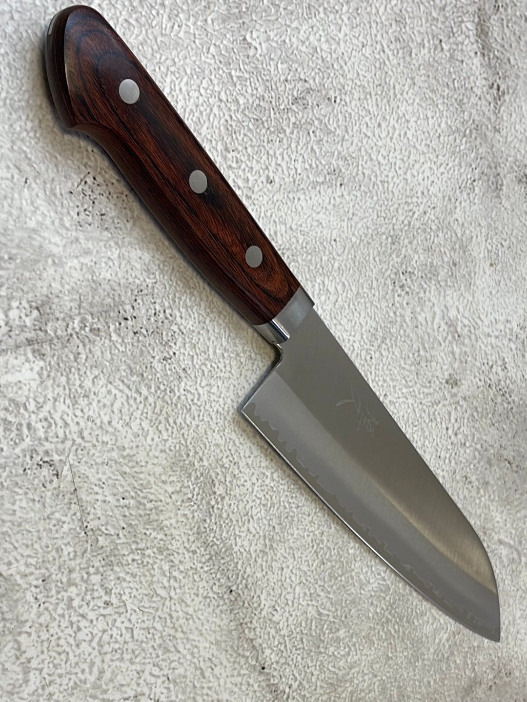 Tsunehisa VG1 Santoku Knife 165mm  Brown Pakkawood Handle - Made in Japan 🇯🇵