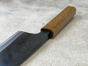 Tsukasa Shiro Kuro 135mm Deba - Shirogami Steel - Oak Octagnon Handle