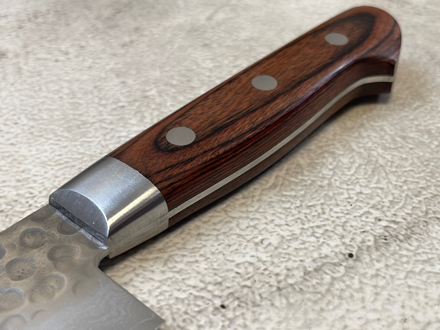 Tsunehisa VG10 Brown Pakka Gyuto Knife 180mm - Made in Japan 🇯🇵