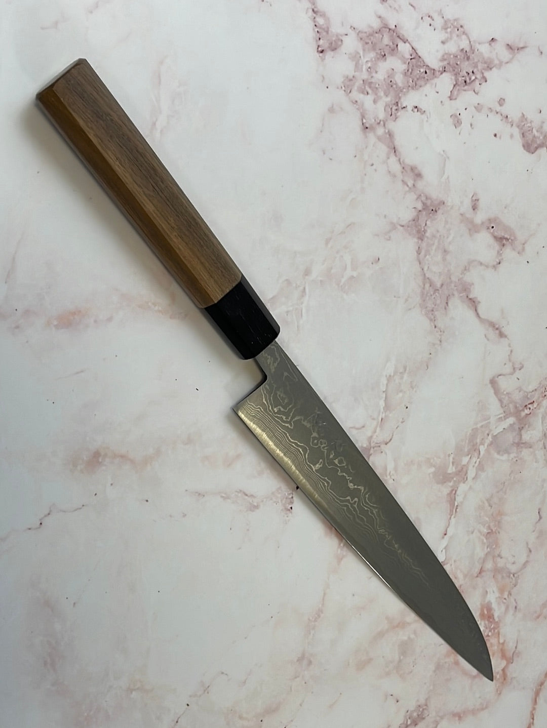 Yoshimune Yanagiba 210 mm(8.3 in) Aogami(Blue) No.2 Damascus (33 layers) Double-Bevel