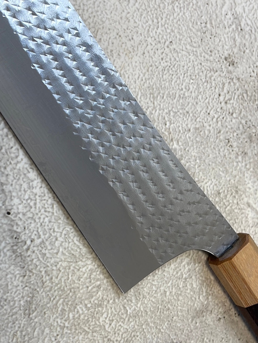 Yu Kurosaki R2 SG2 Hammered SENKO-EI Gyuto 270mm - Brown-Ring Octagonal Handle