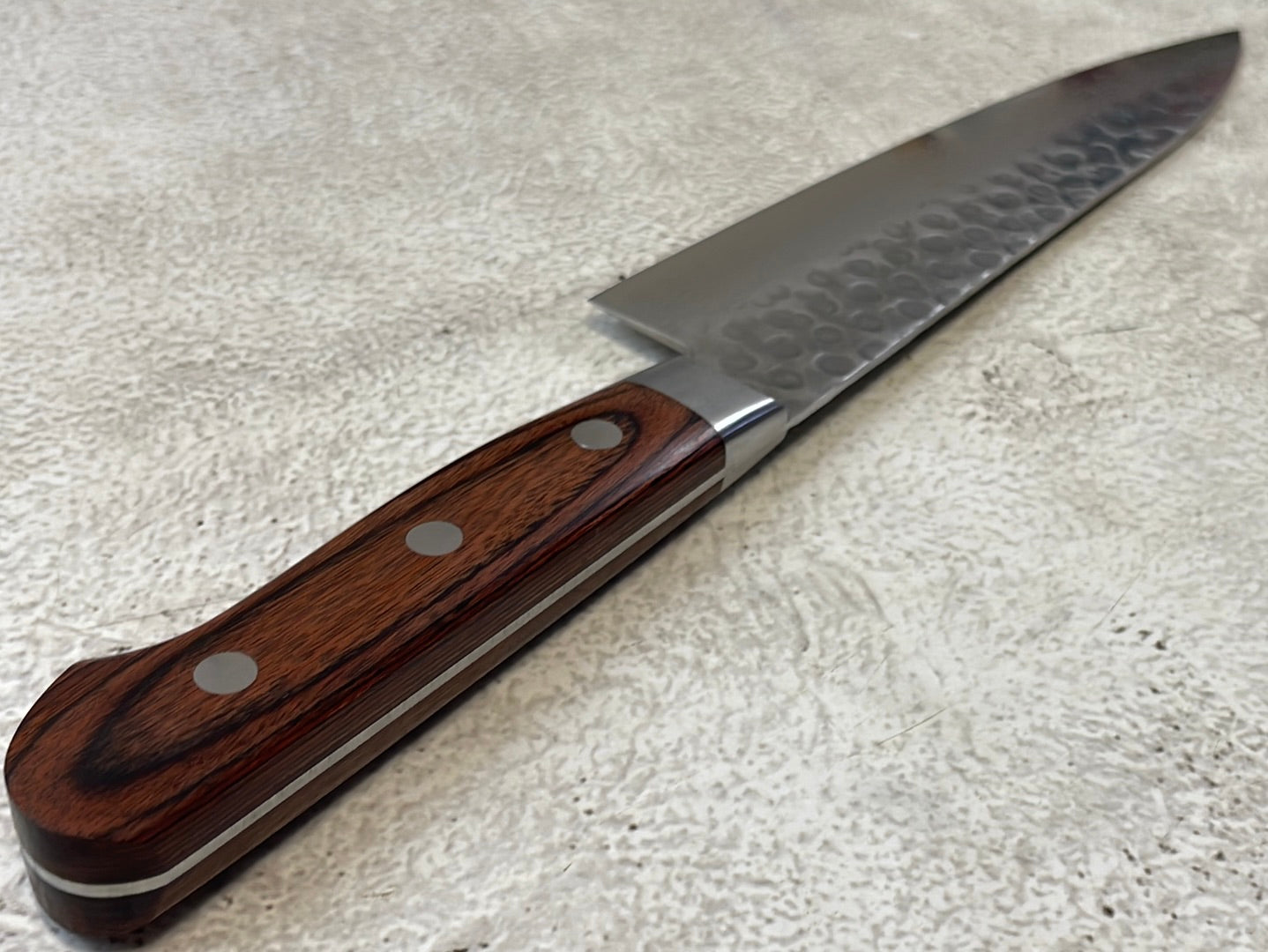 Tsunehisa VG10 Brown Pakka Gyuto Knife 180mm - Made in Japan 🇯🇵