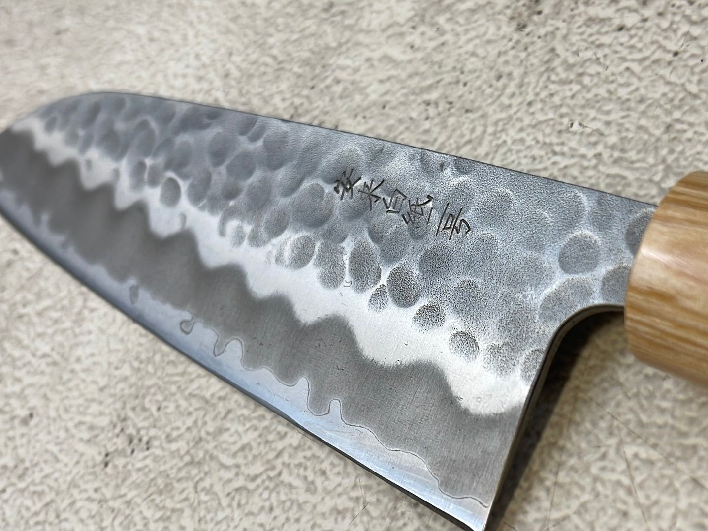 Tsunehisa Shiro White Steel & Stainless Clad Santoku Knife 180mm Made in Japan 🇯🇵