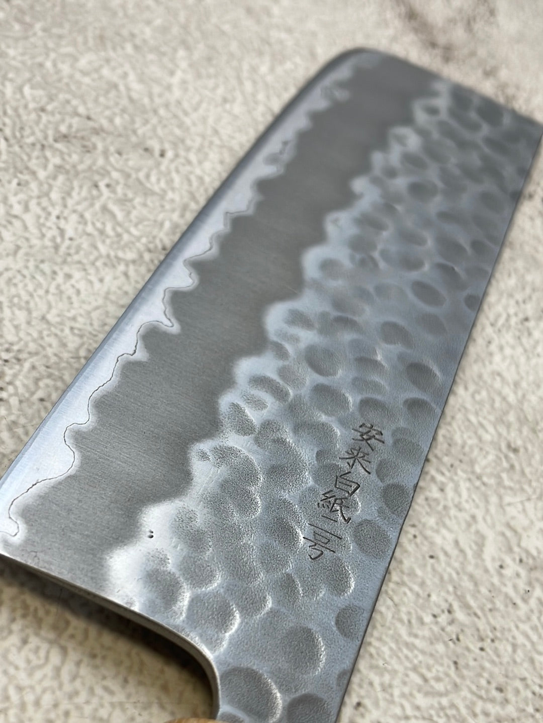 Tsunehisa Shiro White Steel & Stainless Clad Nakiri Knife 165mm l- Made in Japan 🇯🇵
