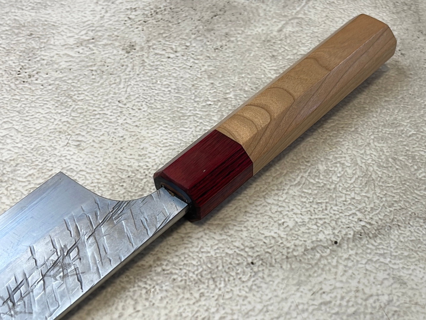 Yu Kurosaki Raijin Gyuto 210mm with Red Cherry Octagonal Handle