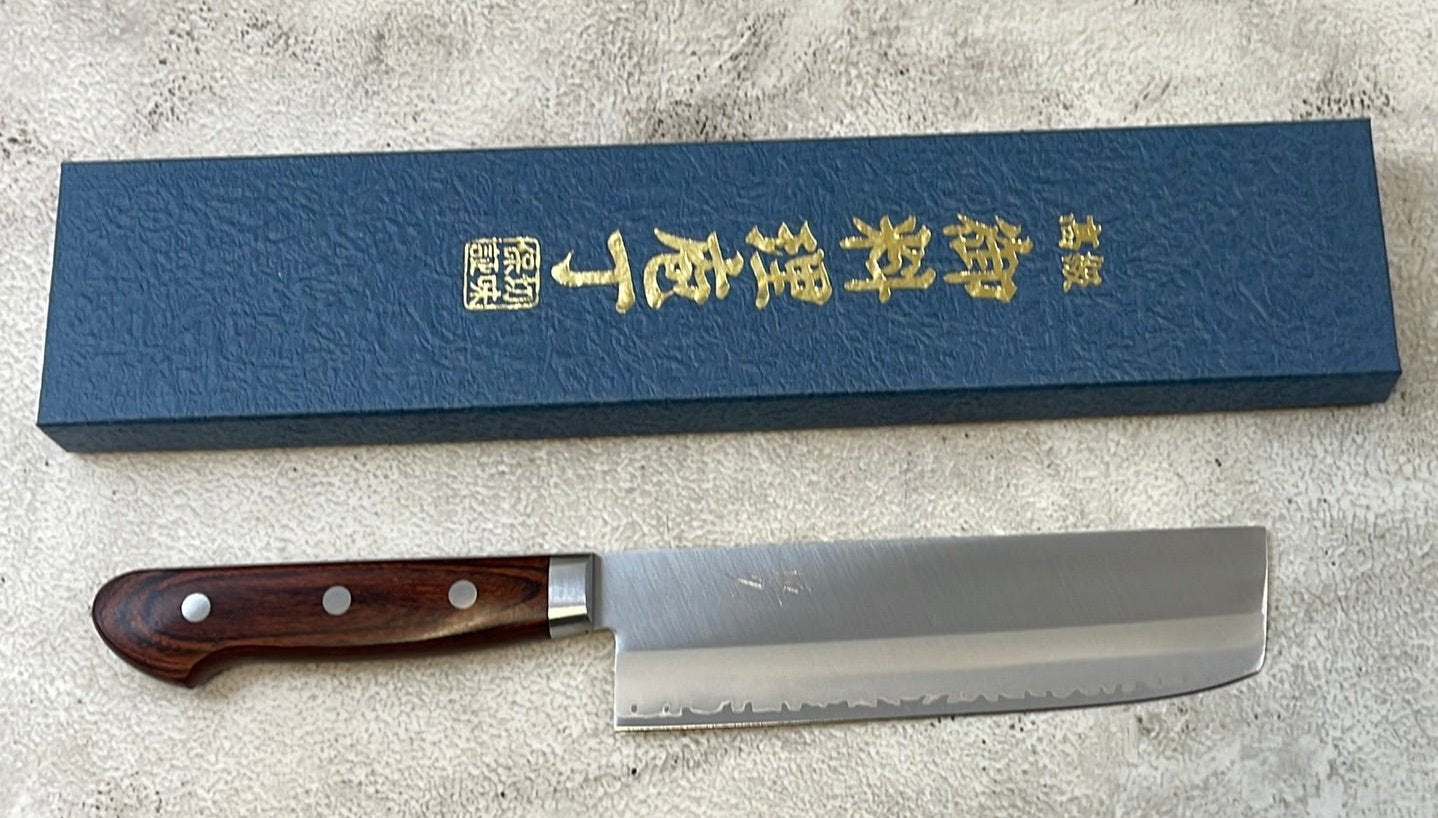 Tsunehisa VG1 Nakiri Knife 165mm  Pakkawood Handle - Made in Japan 🇯🇵