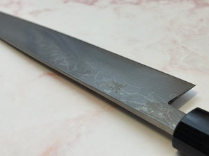 Yoshimune Sujihiki 240mm(9.4 in) Aogami (Blue) No.2 Damascus (33 layers) Double-Bevel