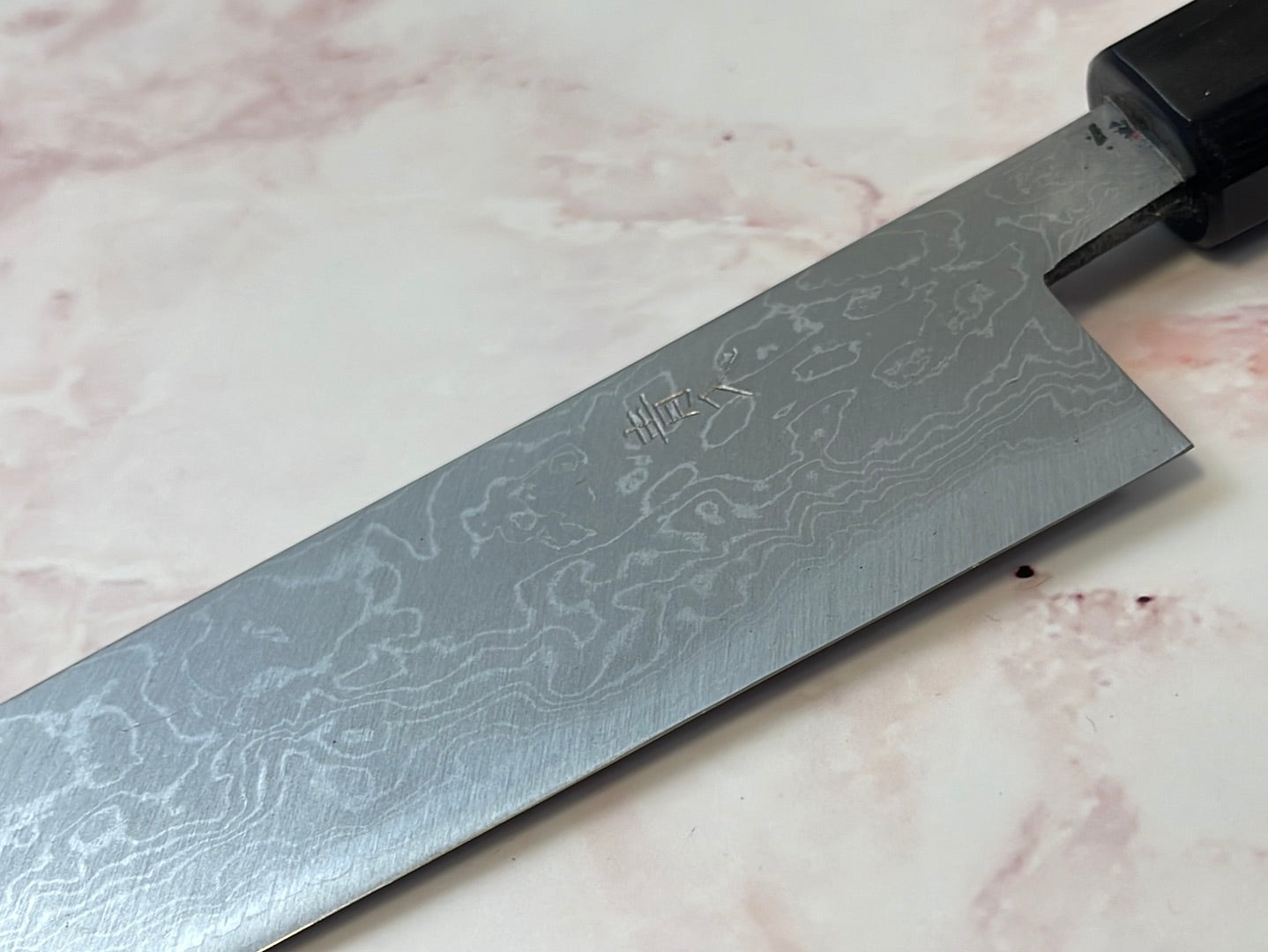 Yoshimune Sujihiki 240mm(9.4 in) Aogami (Blue) No.2 Damascus (33 layers) Double-Bevel