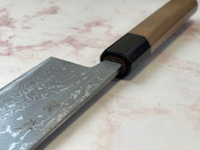 Load image into Gallery viewer, Yoshimune Kiritsuke 210 mm (8.3 in) Aogami (Blue) #2 Damascus (33 layers) Double-Bevel