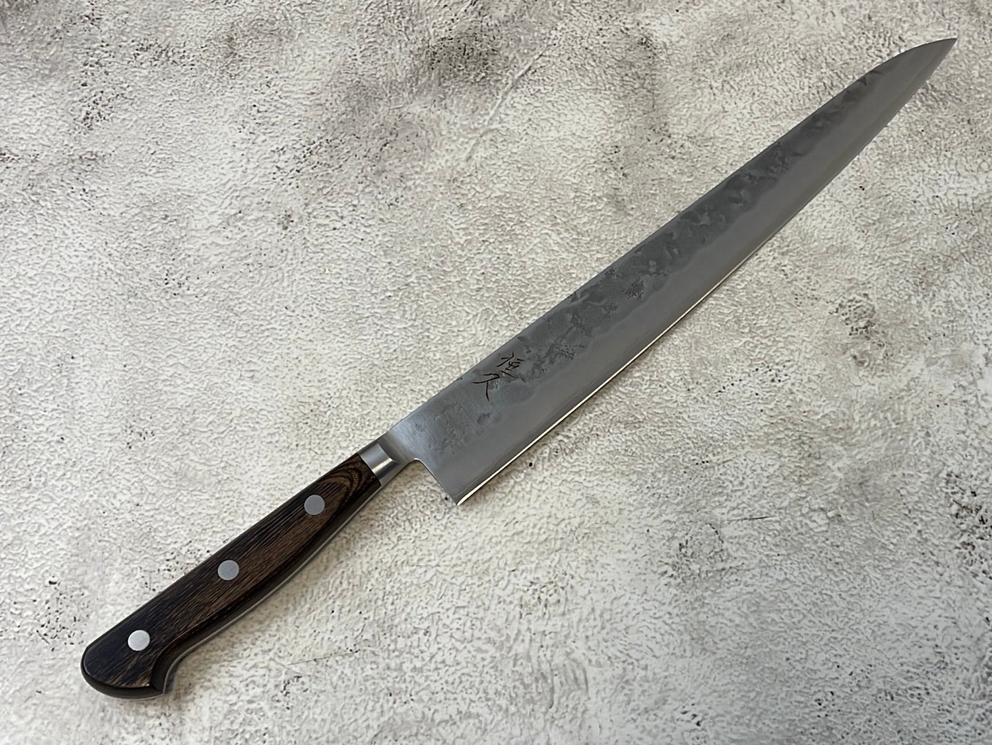 Tsunehisa G3 Nashiji Brown Sujihiji 270mm - Made in Japan 🇯🇵 With Bolster