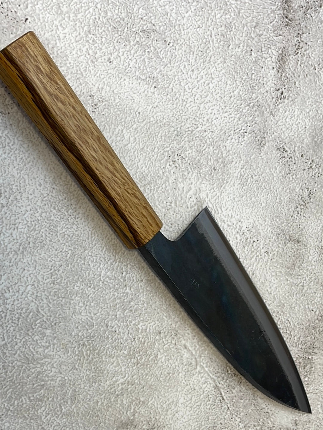 Tsukasa Shiro Kuro 165mm Deba - Shirogami Steel - Oak Octagnon Handle
