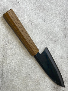 Tsukasa Shiro Kuro 135mm Deba - Shirogami Steel - Oak Octagnon Handle