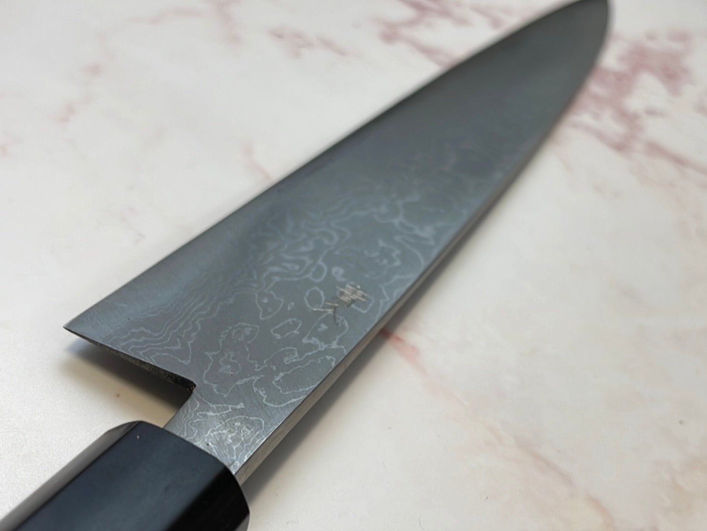 Yoshimune Sujihiki 240mm(9.4 in) Aogami (Blue) No.2 Damascus (33 layers) Double-Bevel