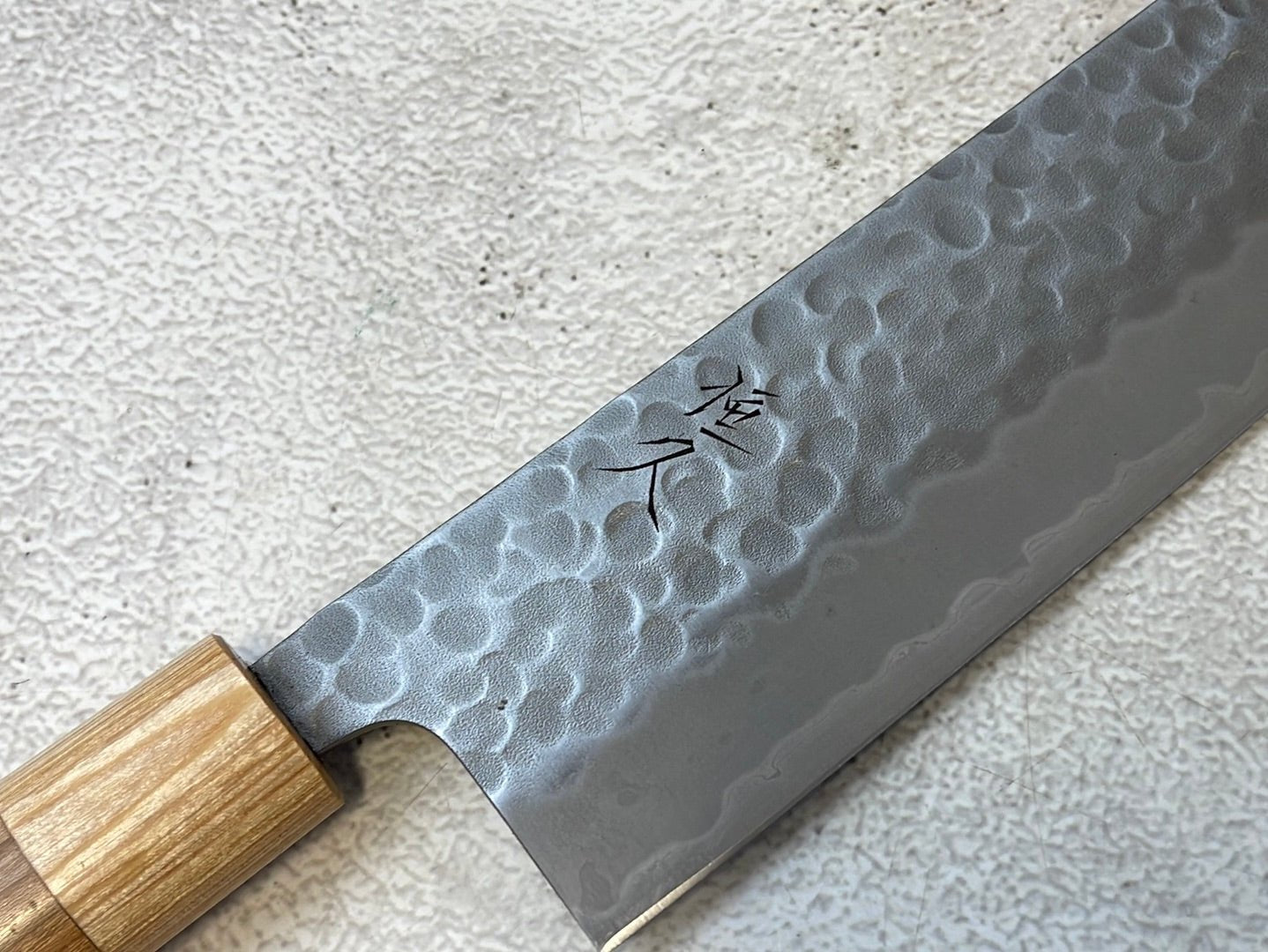 Tsunehisa Shiro White Steel & Stainless Clad Nakiri Knife 165mm l- Made in Japan 🇯🇵