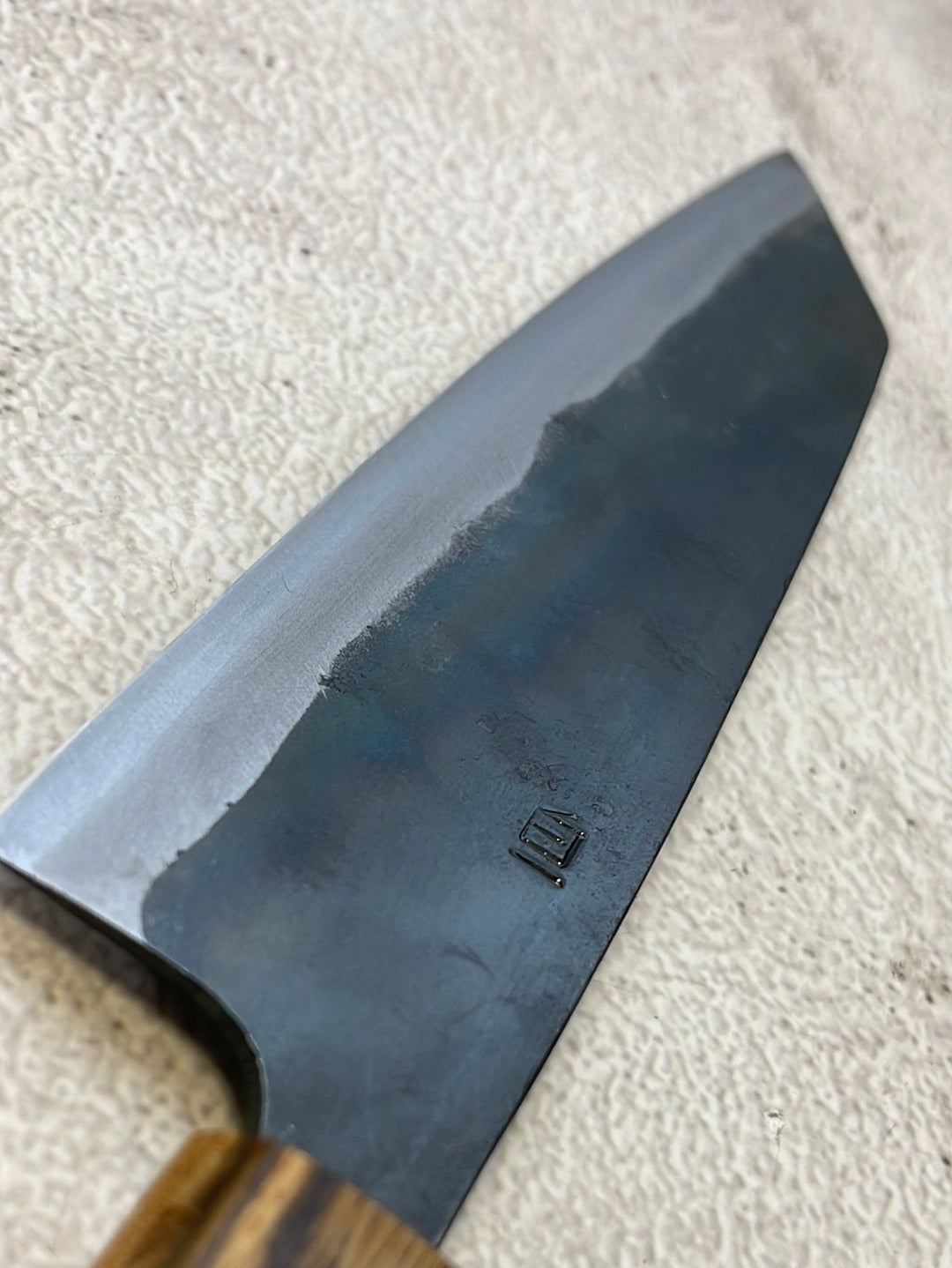 Tsukasa Shiro Kuro 165mm Bunka- Shirogami Steel - Oak Octagnon Handle