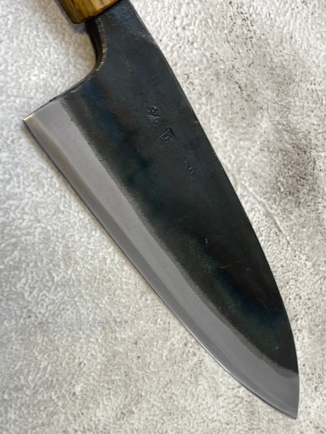 Tsukasa Shiro Kuro 180mm Deba - Shirogami Steel - Oak Octagnon Handle