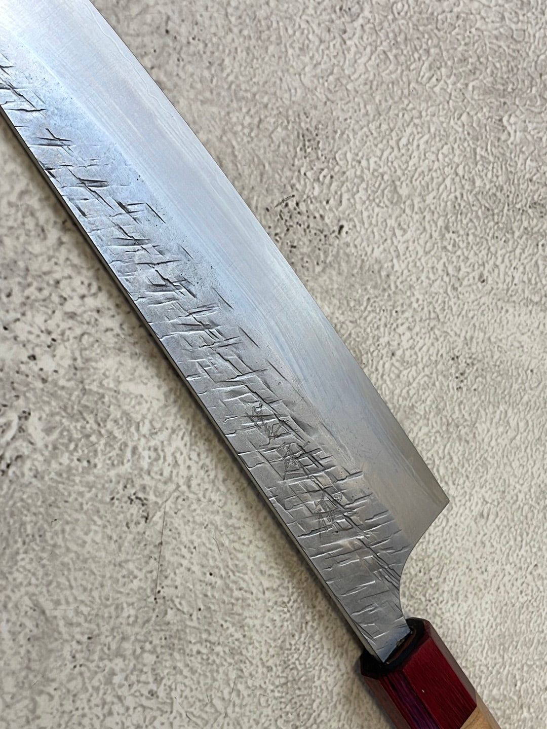 Yu Kurosaki Raijin Gyuto 210mm with Red Cherry Octagonal Handle