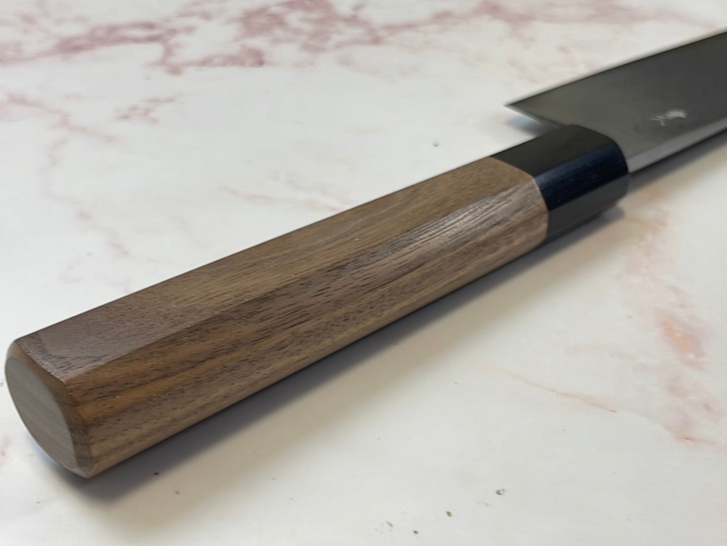 Yoshimune Kiritsuke 210 mm (8.3 in) Aogami (Blue) #2 Damascus (33 layers) Double-Bevel