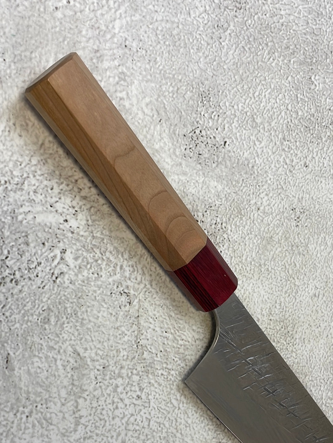 Yu Kurosaki Raijin Gyuto 210mm with Red Cherry Octagonal Handle