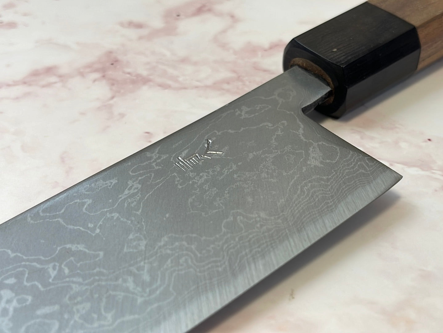 Yoshimune Gyuto 210 mm (8.3 in) Aogami (Blue) #2 Damascus (33 layers) Double-Bevel