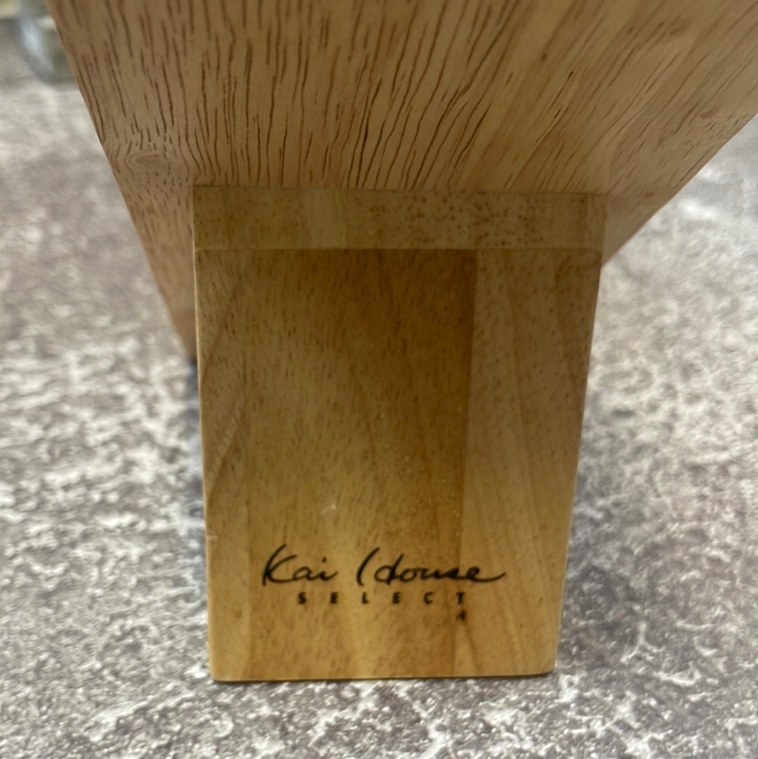 Kai Dome Knife Block 4 Slots (3 knives and 1 scissors ) Made In Vietnam 🇻🇳 1188