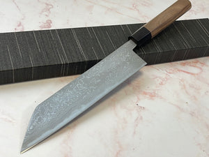 Yoshimune Kiritsuke 210 mm (8.3 in) Aogami (Blue) #2 Damascus (33 layers) Double-Bevel