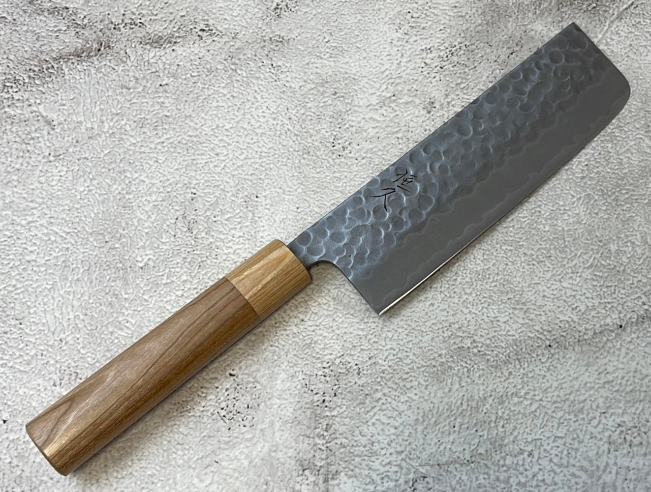 Tsunehisa Shiro White Steel & Stainless Clad Nakiri Knife 165mm l- Made in Japan 🇯🇵