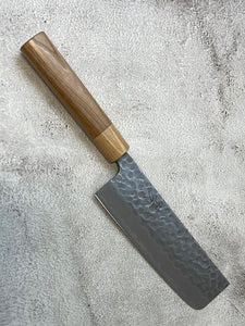 Tsunehisa Shiro White Steel & Stainless Clad Nakiri Knife 165mm l- Made in Japan 🇯🇵
