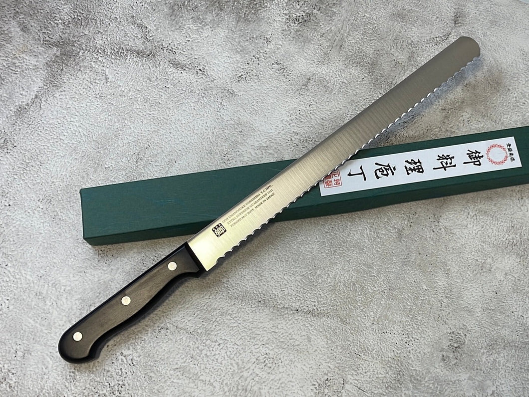 Yoshihiro MoV Bread Knife 300mm - Made in Japan 🇯🇵