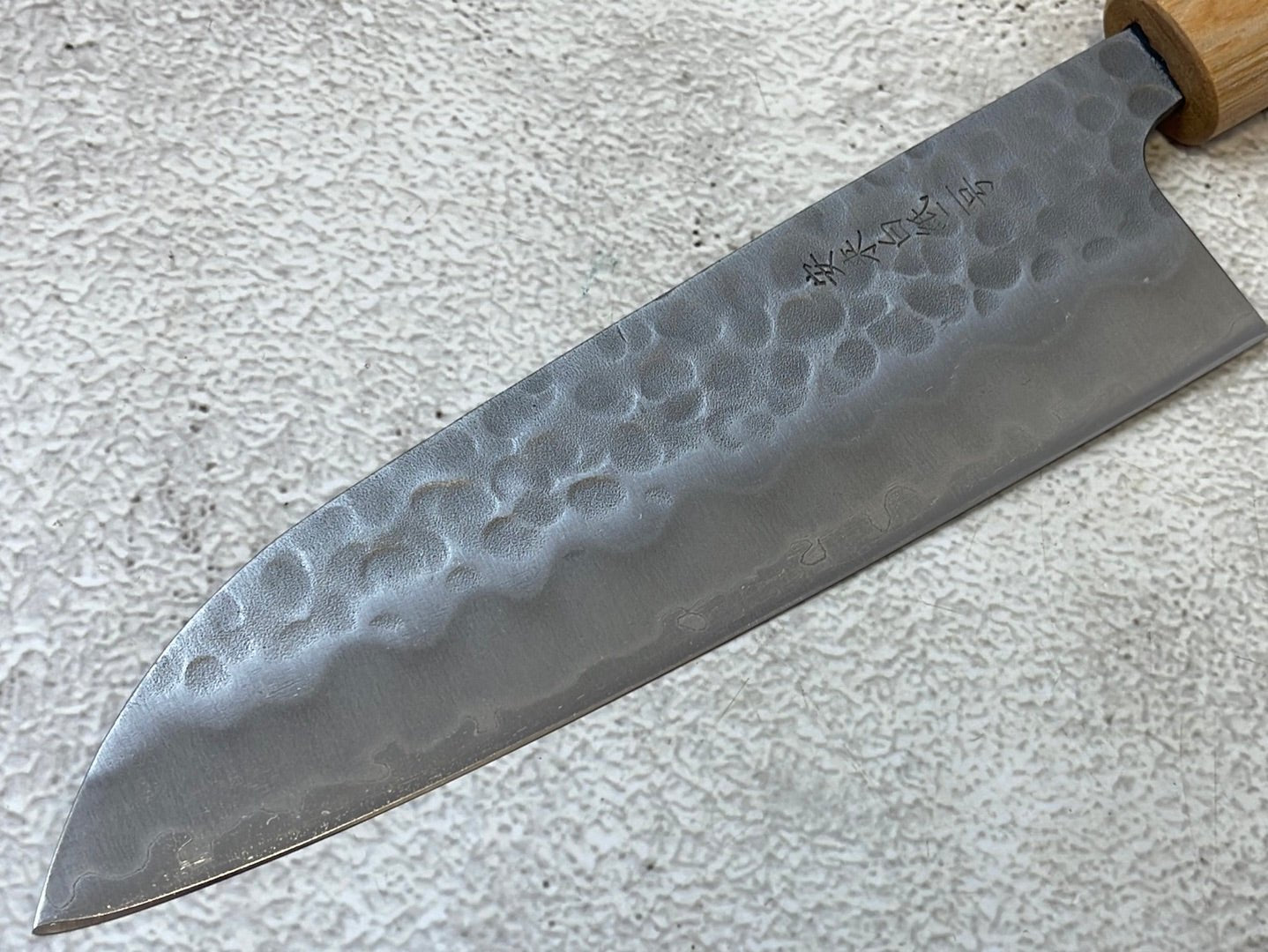 Tsunehisa Shiro White Steel & Stainless Clad Santoku Knife 180mm Made in Japan 🇯🇵
