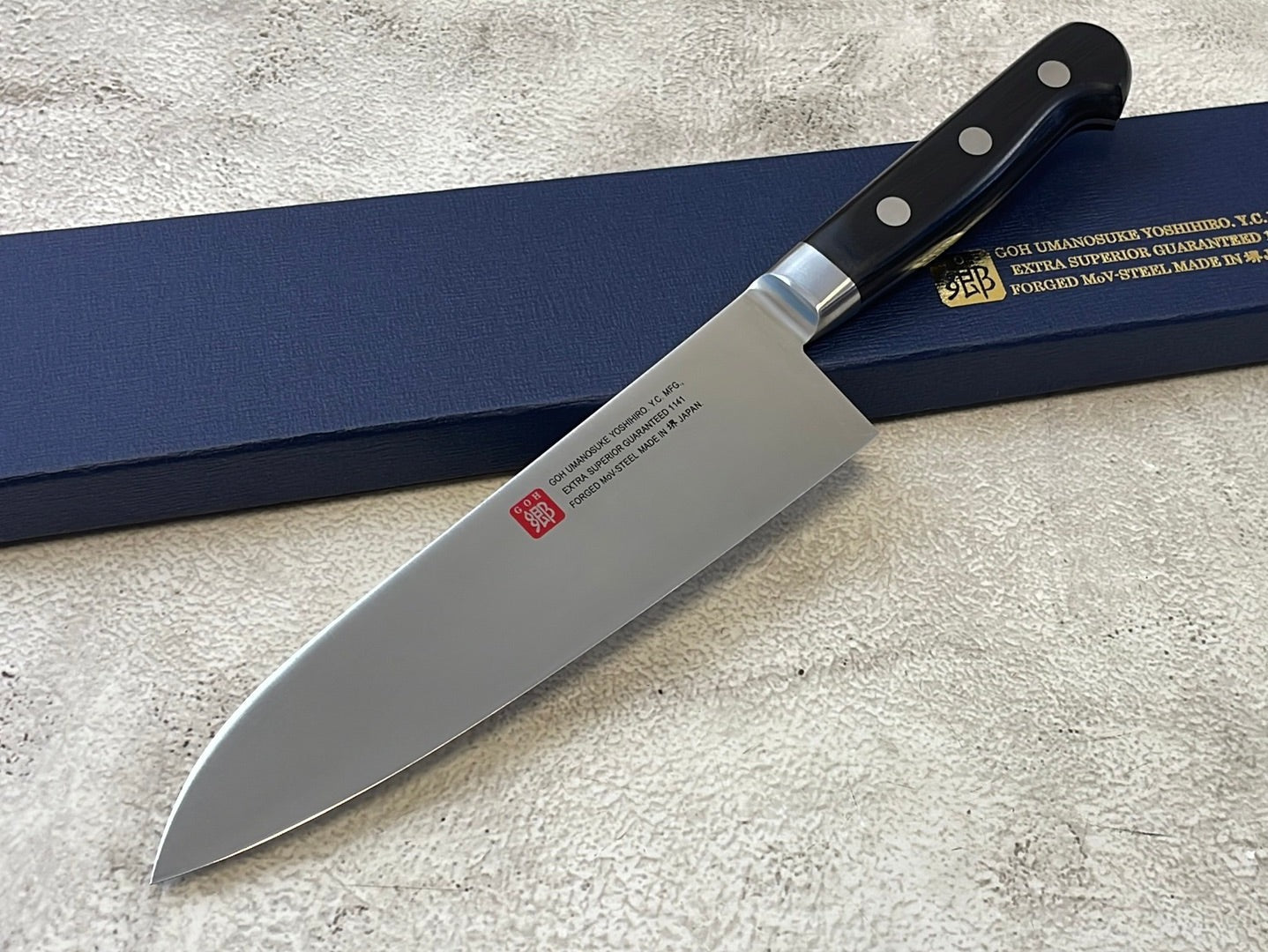 Yoshihiro MoV Santoku Knife 180mm - Made in Japan 🇯🇵