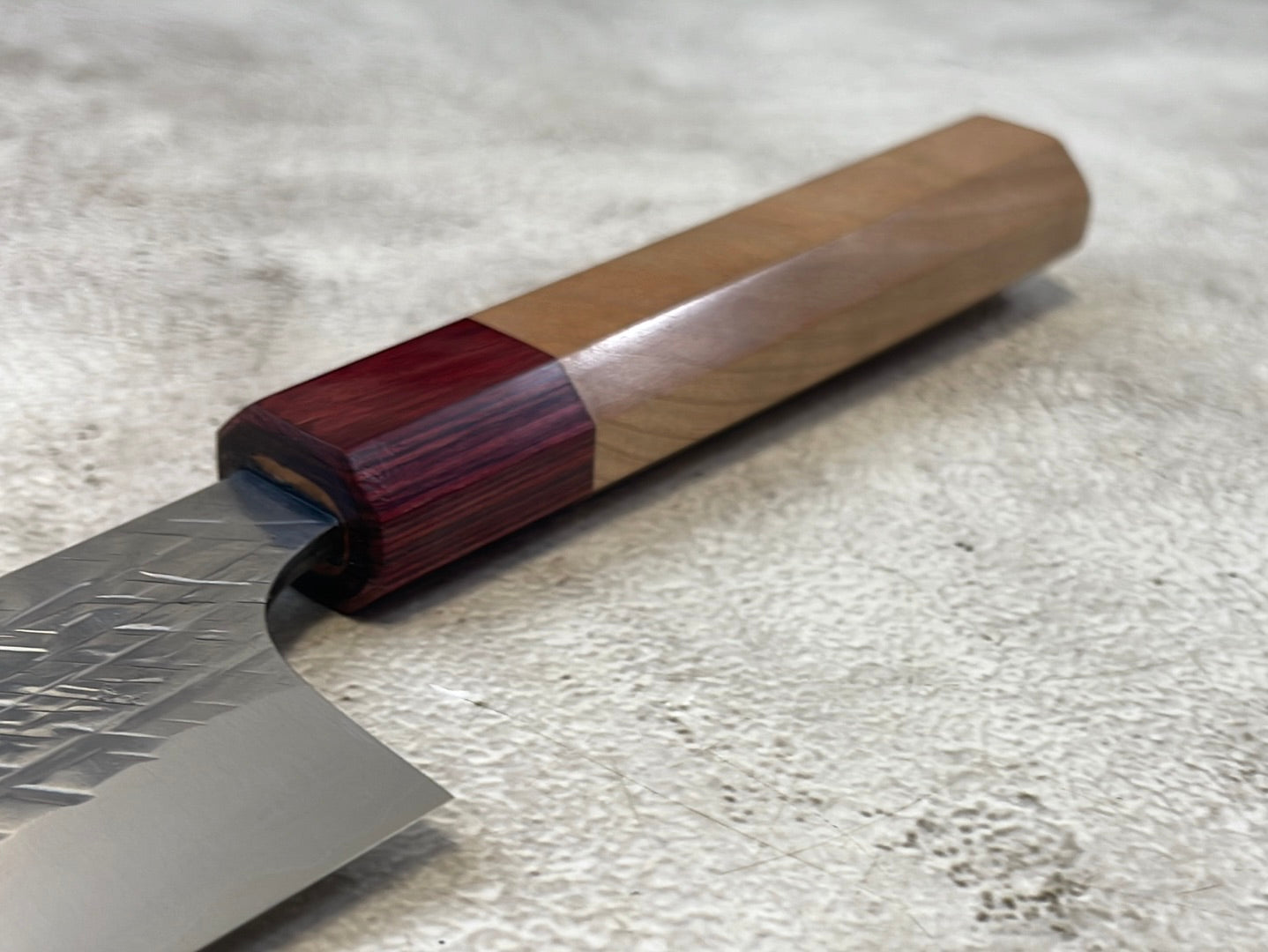 Yu Kurosaki Raijin Gyuto 210mm with Red Cherry Octagonal Handle